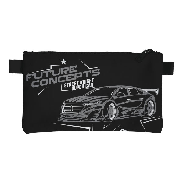 Пенал-косметичка 1отд., 22*11,5см "Future Concepts" без напол., полиэстер KPLB-UT4-455 Colorio