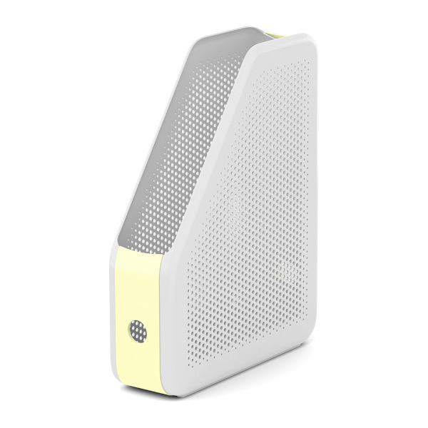 Лоток вертикальный "Forte. Pastel" 75мм, пластик, белый-желтый 55618 Erich Krause