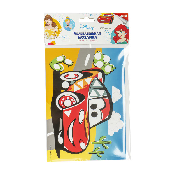 Набор для творчества "Увлекательная мозаика. Disney. Тачки" А5 Кмд-001