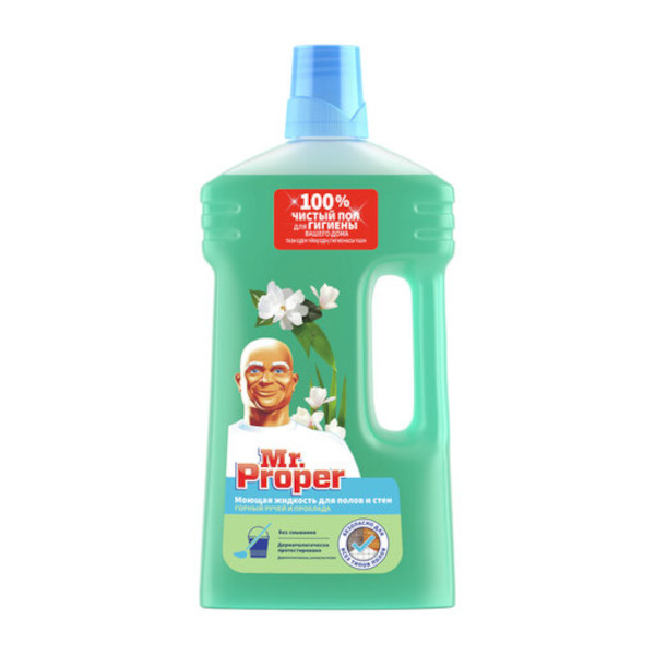 Средство для мытья полов Mr.Proper "Горный ручей и прохлада" 1л MP-81519421