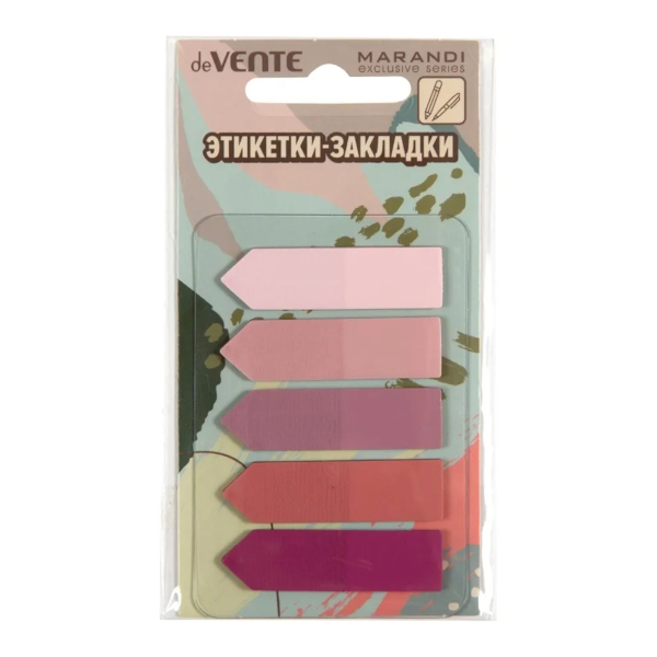 Набор самокл. закладок deVENTE "Pastel. Стрелки" 47*23мм, пластик (8блоков по 20л) 2011525