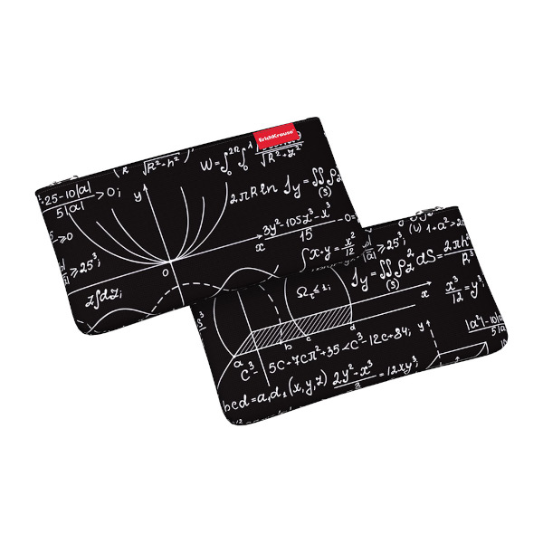 Пенал-косметичка 1 отд., 22*12см "Light. Algebra." без напол., полиэстер 52395 Erich Krause