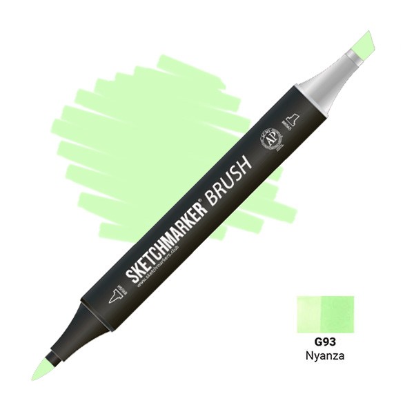 Маркер спиртовой худож. SKETCHMARKER "Brush" G93 ньянза, двустор., пулевид./скошен. SMB-G93