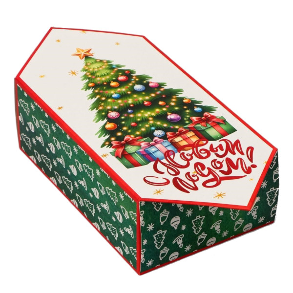 Коробка-конфета 22*14*8см "Елочка" 10637817 Upak land