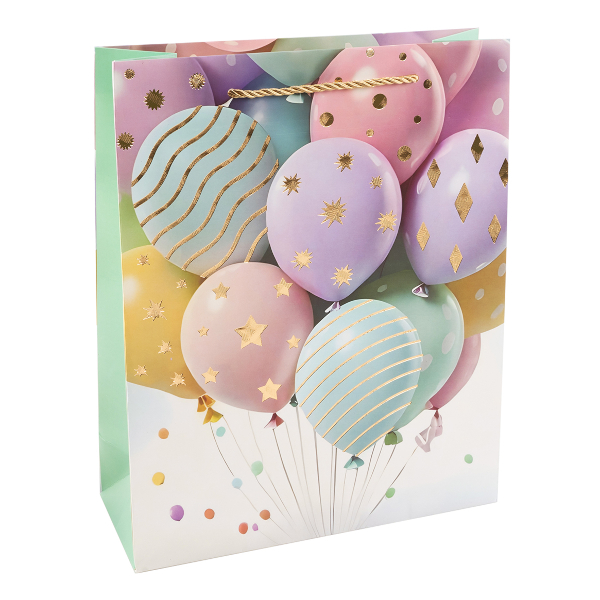 Пакет бумажный 41,5*30*12см "Множество шаров. Дизйан 1" 504312 Дон Баллон