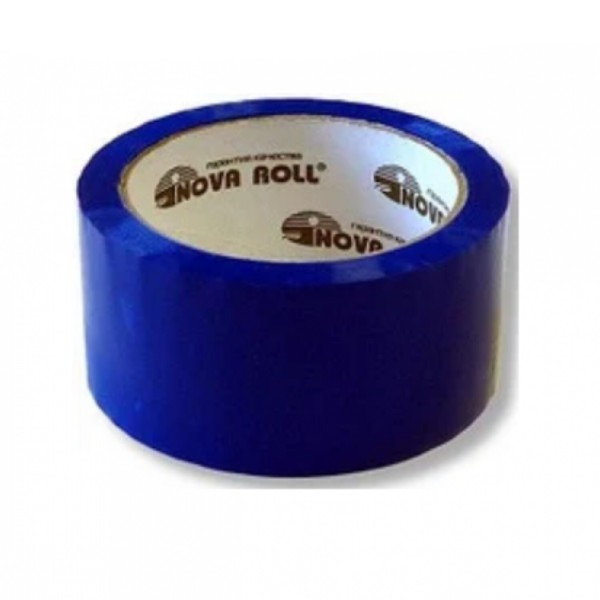 Клейкая лента (скотч) 48мм*66м, 45мкм, синяя 0120-4400/0120-440Х Нова Ролл