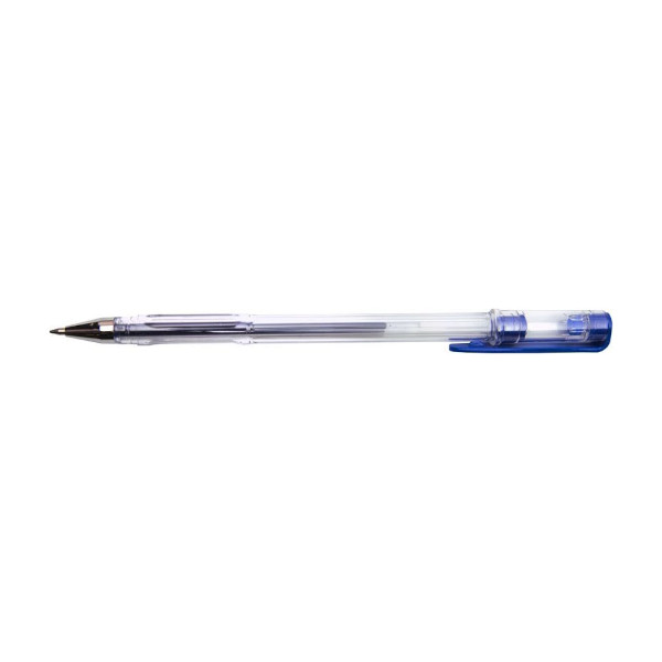 Ручка гелевая 0,5мм, синий, прозрач. корп. D00216 Dolce Costo