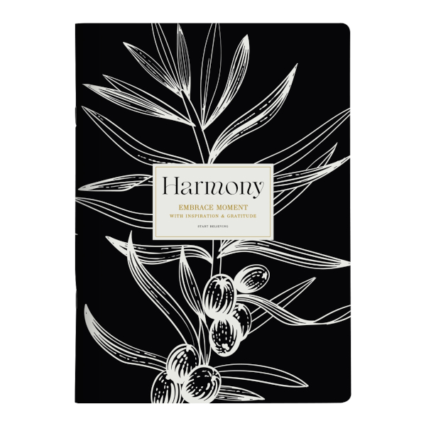 Тетрадь 48л А4 клетка "Harmony. Ветка на черном" картон, рисунок N5463 Be Smart