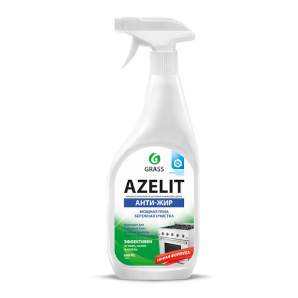 Средство для чистки плит, духовок, грилей от жира/нагара "Azelit" 600мл 605631 Grass