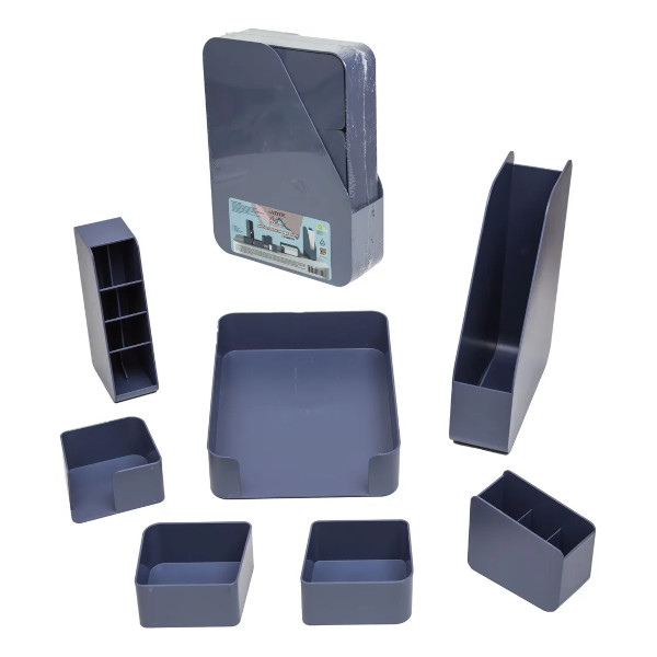 Офисный набор deVENTE "Marandi" 7 предм., сине-серый 9023301