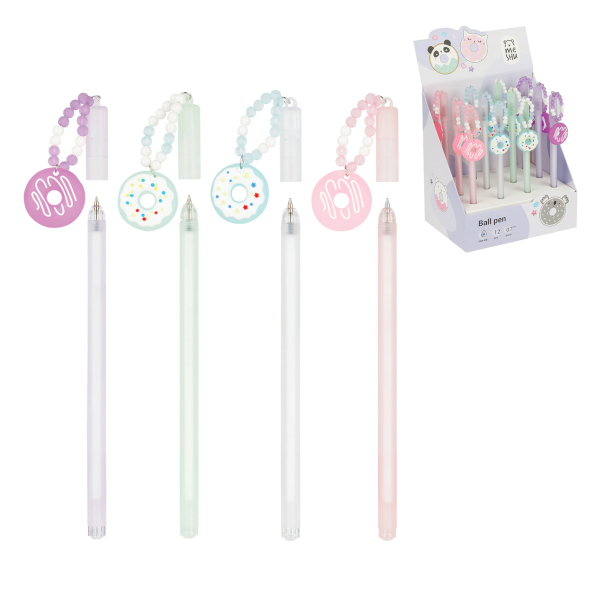 Ручка шар. 0,7мм, синий, ассорти корп. "Donut" MS_02736 MESHU