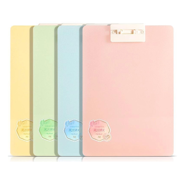 Планшет с зажимом А4 пластик, ассорти PE107 Deli