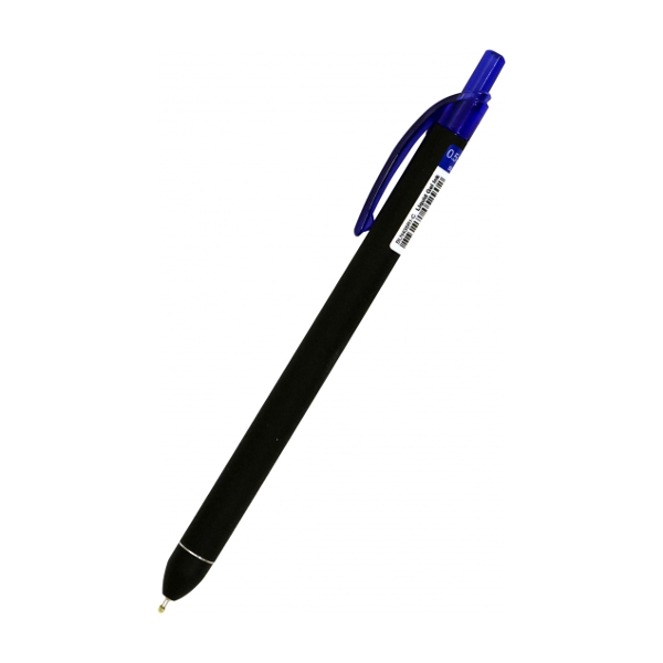 Ручка гелевая автомат. 0,5мм, синий, черн. корп. "EnerGel Soft Touch" BLN435R1-C Pentel