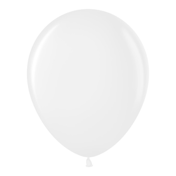 Набор шаров "Металлик" d-30см, 50шт, белый 711019-50 Волна веселья