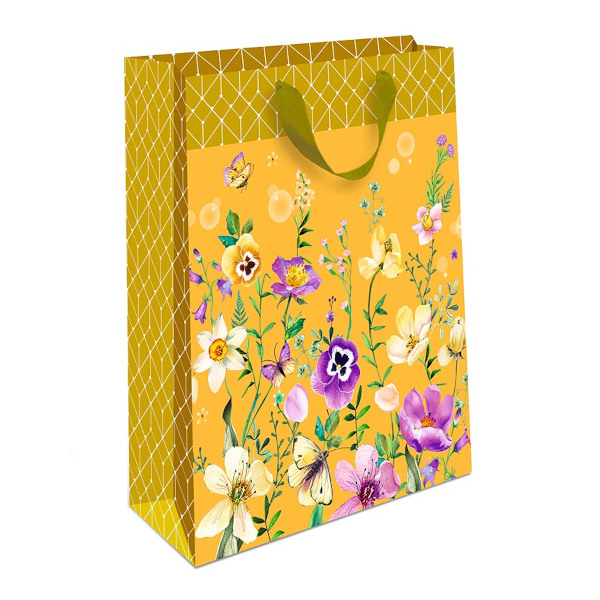 Пакет бумажный 18*22,3*10см "Летние цветы" 1312.483 Арт Дизайн