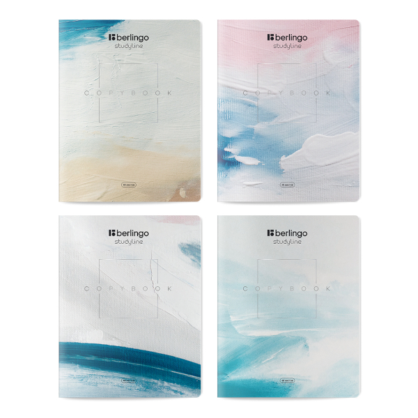 Тетрадь 48л А5 клетка "Color Storm" картон, ассорти CBs_48100 Berlingo