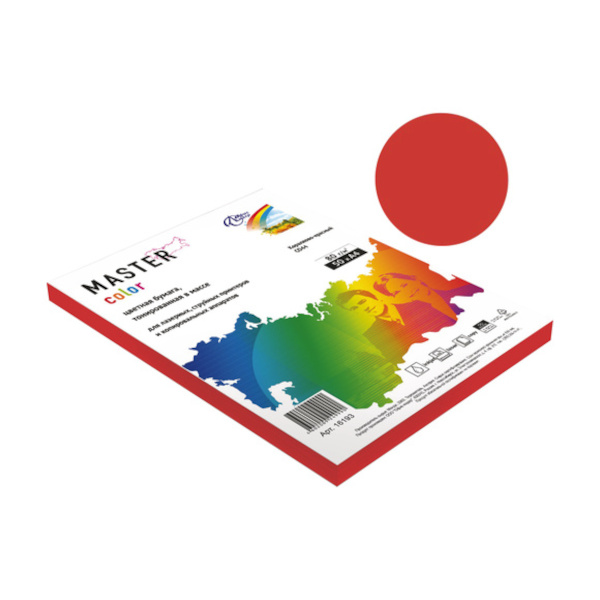 Бумага А4 80г/50л кораллово-красный Coral Red CO44 Maestro/Master Color