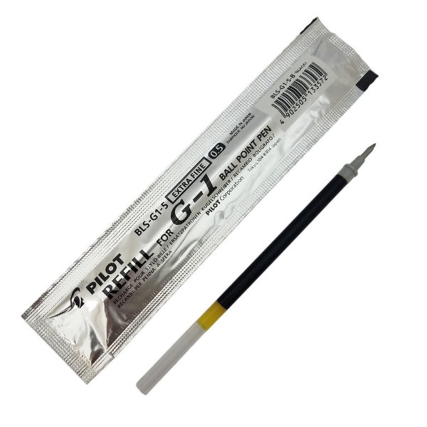 Стержень гелевый, черный, 129мм, 0,5мм BLS-G1-5 (B) Pilot