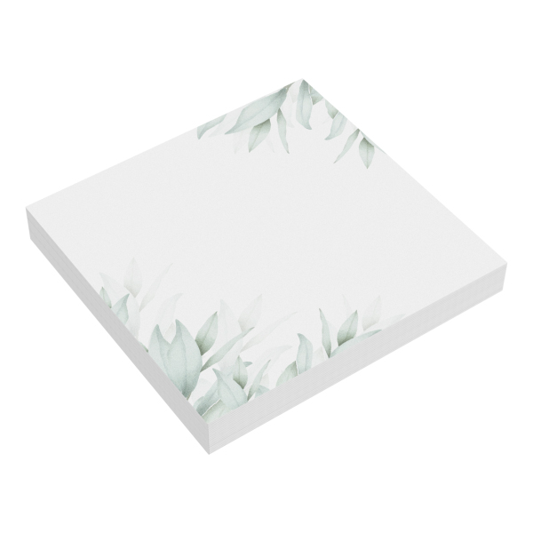 Блок для записей MESHU "Spring" 85*85мм, 100л, рисунок, 80г/м2, склейка MS_65024