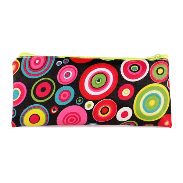 Пенал-косметичка 1 отд., 20*9см "Кружки" без напол. УК-3733 Проф-Пресс