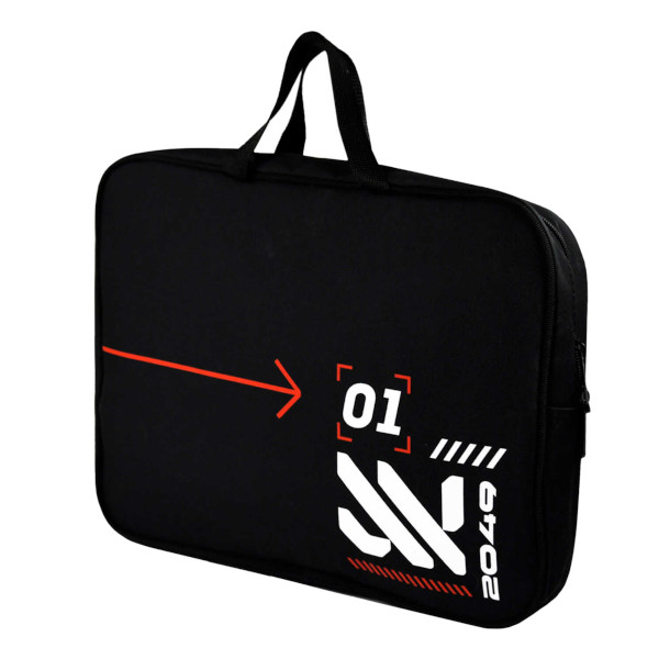 Папка с ручками А4+ 1отд., текстиль, молния "Техно" 69322 Феникс+