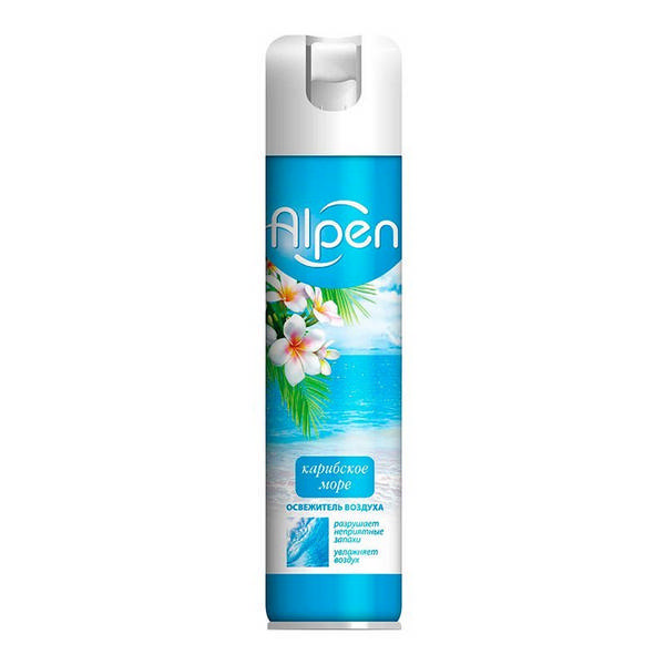 Освежитель воздуха 300мл Alpen "Карибское море" аэрозоль ALL04