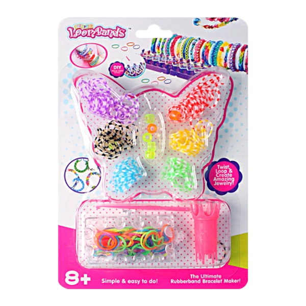 Набор для плетения из резинок (станок, рогатка, крючок, резинки, крепл.) DV-6733