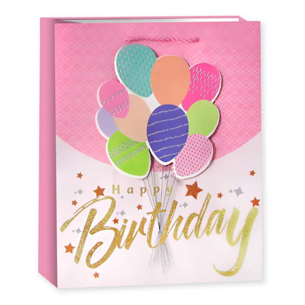 Пакет бумажный 41,5*30*12см "3D. Милый праздник. Дизайн 4" 503115 Дон Баллон