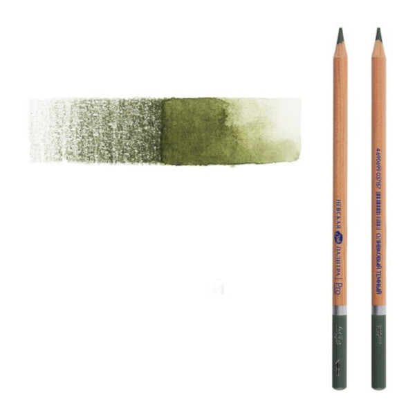 Карандаш акварельный Невская палитра "Белые ночи" №756 (оливковый темный) круглый, дерево 158-756