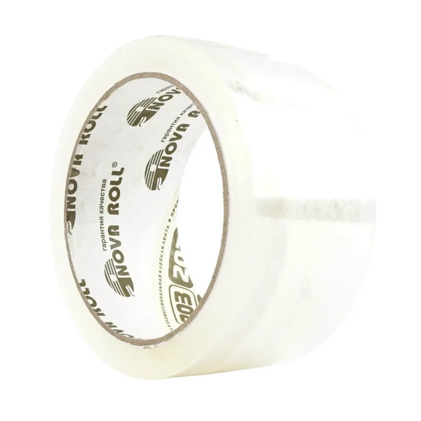 Клейкая лента (скотч) 48мм*66м, 38мкм, прозрачная 0120-2340/2360 Нова Ролл
