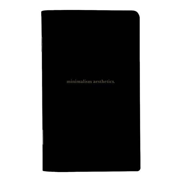 Планер не дат 32л  Be Smart "Aesthetics" чёрный, картон, скоба, 130*210 мм N5279