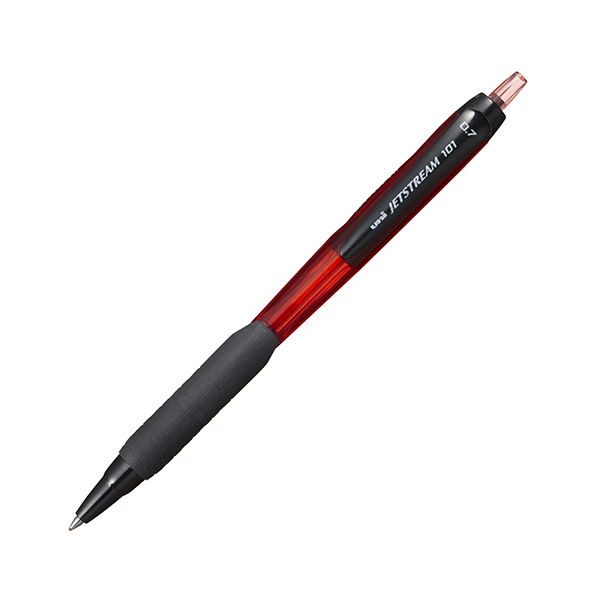 Ручка шар. автомат. 0,7мм, красный, красный/черный корп. "Jetstream SXN-101-07" 68418 UNI