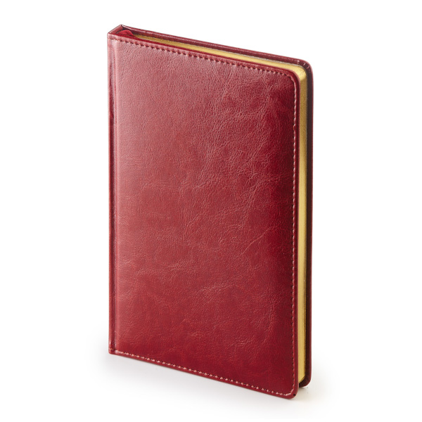 Ежедневник А4 не дат Альт "Sidney Nebraska" тв.обл., бордовый, линейка, иск. кожа 3-539/01