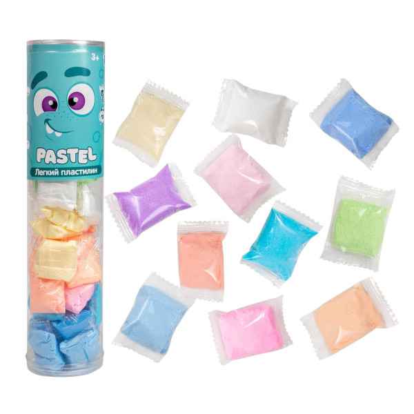 Легкий пластилин Crazy Clay "Pastel max. Дыня" 11цв C208Y