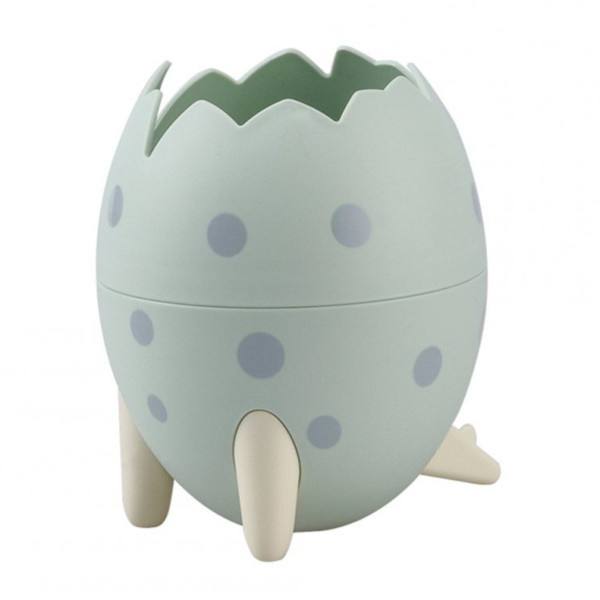 Подставка для пиш. прин. "Dino in egg" 12*8см, пластик, зеленая 4104204 deVENTE 