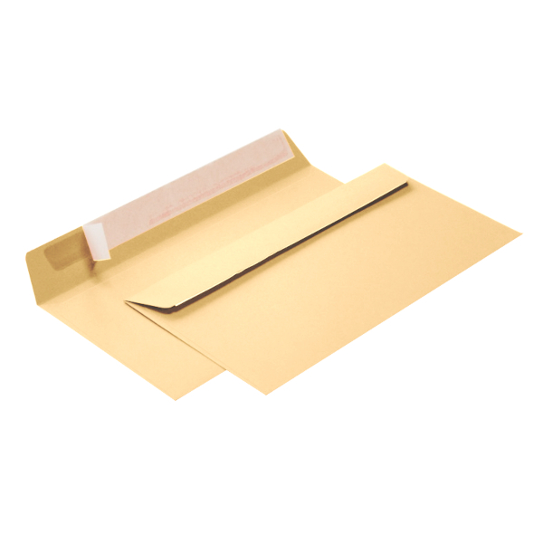 Конверт С4 229*324мм без окна, без запечатки, стрип, 110гр/м2 черный