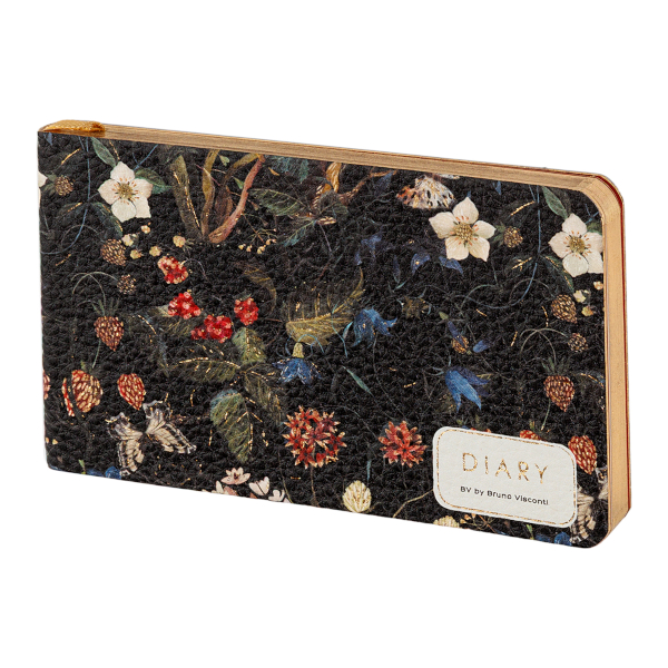 Еженедельник не дат А6 80л Bruno Visconti "Лесные ягоды" интегр.обл., иск. кожа 3-741/16