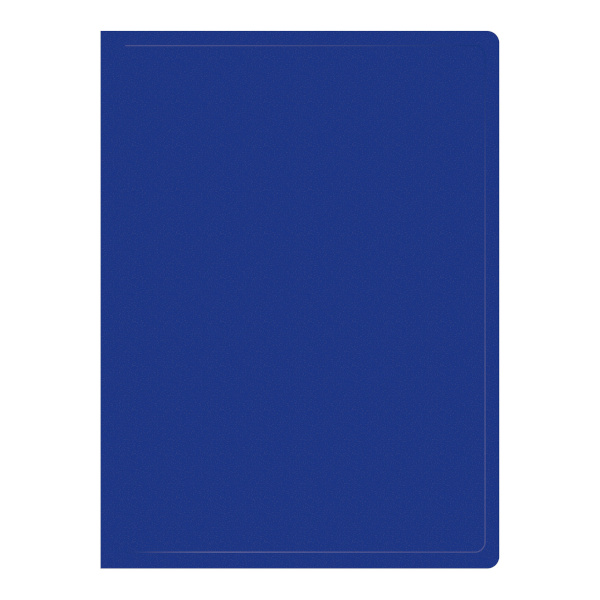 Папка 10 файлов А4, 15мм, 500мкм, синяя ECB10BLUE Buro