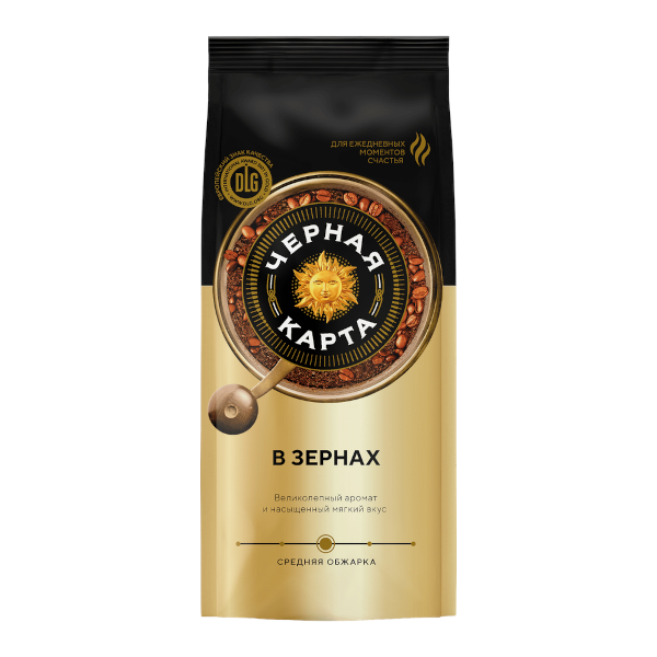 Кофе в зернах "Черная карта" 250гр, м/у ФНфн37269