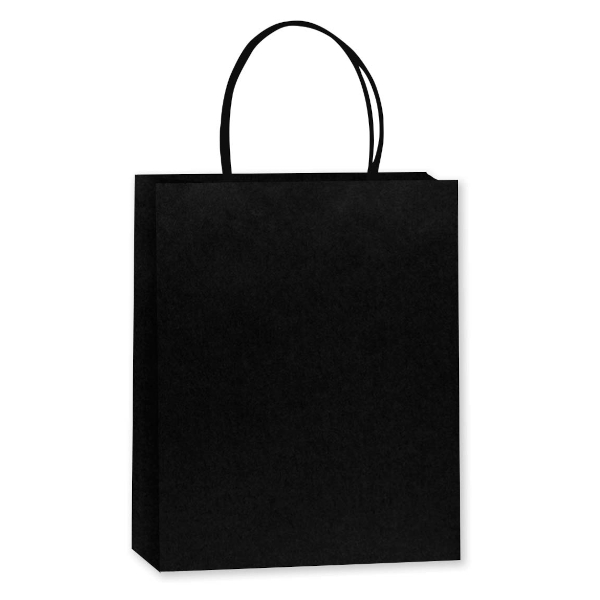 Пакет бумажный 33*26*12см "Черный" крафт 503942 Дон Баллон