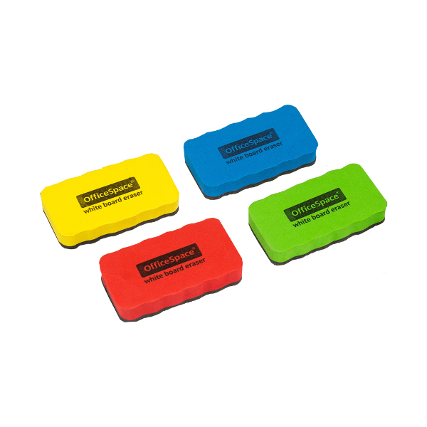 Губка для маркерной доски OfficeSpace 57*107мм, ассорти 261122