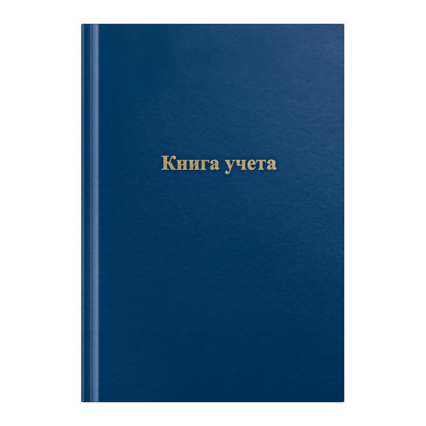 Книга Учета 96л А4 клетка, офсет, тв. б/винил цвет синий 275754 OfficeSpace