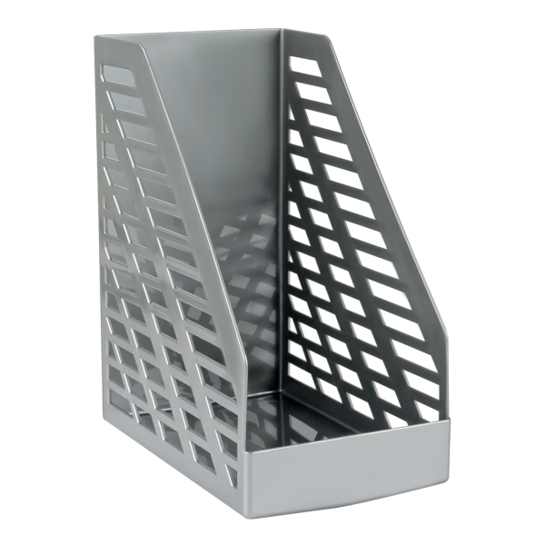 Лоток вертикальный "XXL" 160мм, пластик, серый ЛТВ-30552 СТАММ
