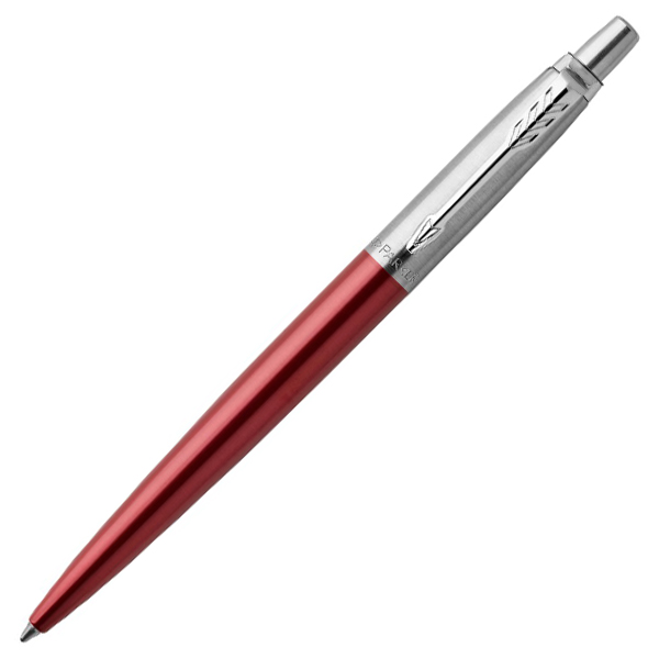 Ручка шар PARKER "Jotter Core Kensington Red CT" синяя, красн. стал. корп., хром.отд., 1мм 1953187