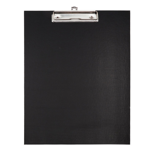 Планшет с зажимом А4 картон/бумвинил, черный 15-6471 Workmate