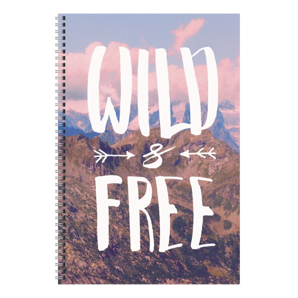 Тетрадь 96л А4 клетка/гребень "New day дизайн 1" картон, рисунок ТС4964902 Listoff