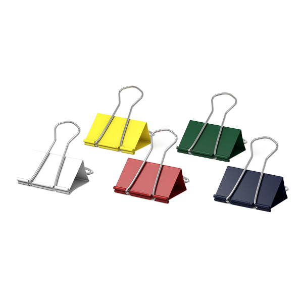 Зажим 19мм ассорти ЕК25089 (1шт) Erich Krause