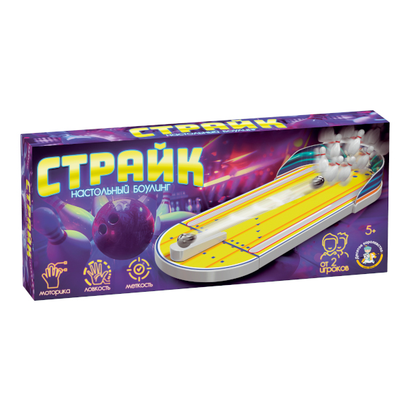 Игра настольная "Боулинг. Страйк" 70040 Десятое королевство