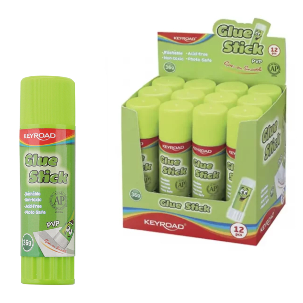 Клей-карандаш 36г, ПВП "Glue Stic" KR971293 Keyroad