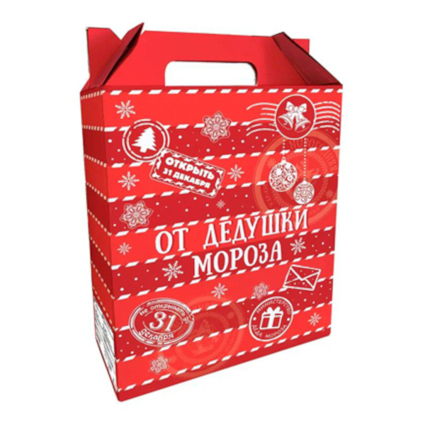 Коробка складная 27*19*8см "От Дедушки Мороза" 81286 Феникс-Презент.